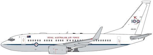 Boeing B737-700W RAAF BBJ A36-001 'RAAF 100 Years' 1:400 – diecast model