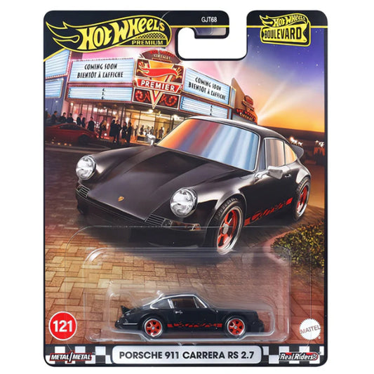 1:64 Hot Wheels Boulevard No 121 Porsche Carrera 2.7 RS Black JBL19