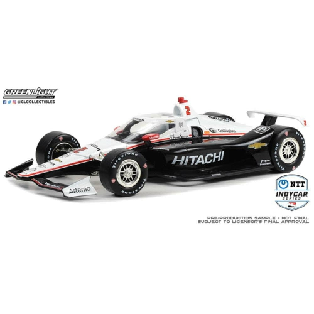THIS ITEM IS AVAILABLE TO ORDER FROM OUR SUPPLIER - 1:18 GREENLIGHT GL11217 2023 NTT INDYCAR SERIES - NO.2 JOSEF NEWGARDEN/ TEAM PENSKET, HITACHI