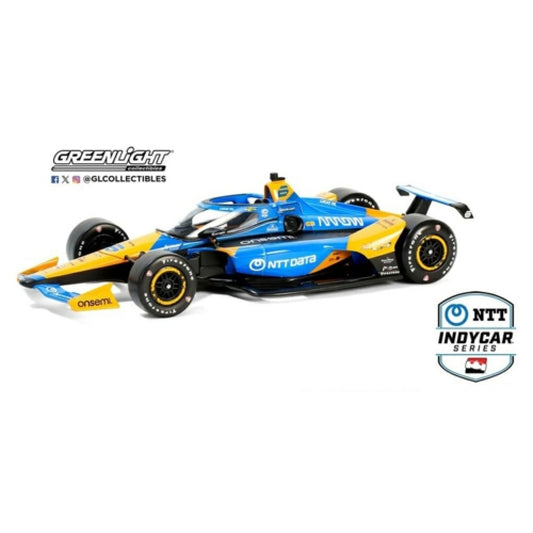 THIS ITEM IS AVAILABLE TO ORDER FROM OUR SUPPLIER - 1:18 GREENLIGHT GL11237 2024 NTT INDYCAR SERIES - NO.6 DAVID MALUKAS/ARROW MCLAREN, TBD