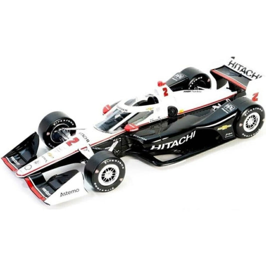 THIS ITEM IS AVAILABLE TO ORDER FROM OUR SUPPLIER - 1:18 GREENLIGHT GL11240 2024 NTT INDYCAR SERIES - NO.2 JOSEF NEWGARDEN/ TEAM PENSKE, HITACHI (ROAD COURSE FIGURATION)