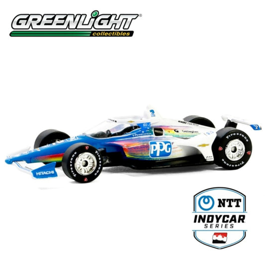 THIS ITEM IS AVAILABLE TO ORDER FROM OUR SUPPLIER - 1:64 GREENLIGHT GL11595 2024 NTT INDYCAR SERIES - NO.2 JOSEF NEWGARDEN/ TEAM PENSKE, PPG