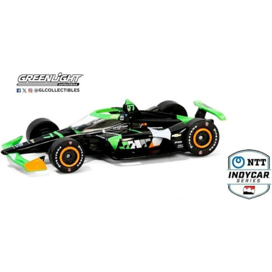 THIS ITEM IS AVAILABLE TO ORDER FROM OUR SUPPLIER - 1:64 GREENLIGHT GL11598 2024 NTT INDYCAR SERIES - NO.77 ROMAAIN GROSJEN/JUNCOS HOLLINGER RACING