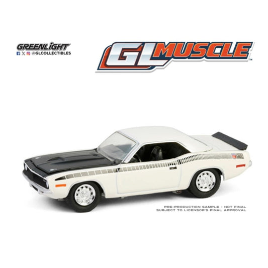 THIS ITEM IS AVAILABLE TO ORDER FROM OUR SUPPLIER - 1:64 GREENLIGHT GL13360-C GREENLIGHT MUSCLE SERIES 29 - 1970 PLYMOUTH AAR 'CUDA - ALPINE WHITE SOLID PACK