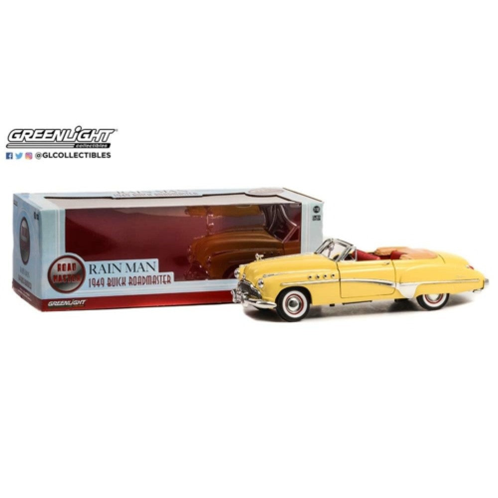 Available to Order – Rain Man (1988) Charlie Babbitts 1949 Buick Roadmaster Convertible 1:18 GreenLight Model (GL13616)