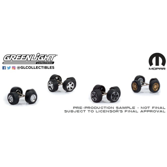 THIS ITEM IS AVAILABLE TO ORDER FROM OUR SUPPLIER - 1:64 GREENLIGHT GL16110-C AUTO BODY SHOP - WHEEL AND TIRE PACKS SERIES 6 MOPAR