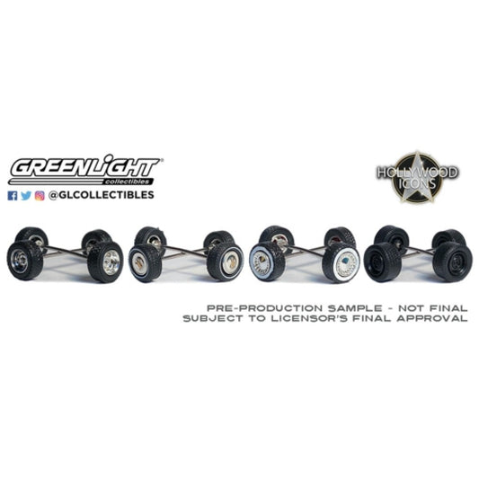 THIS ITEM IS AVAILABLE TO ORDER FROM OUR SUPPLIER - 1:64 GREENLIGHT GL16190-C AUTO BODY SHOP - WHEEL AND TYRE PACKS SERIES 8 HOLLYWOOD ICONS NO.2