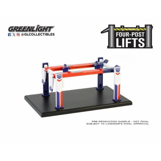 THIS ITEM IS AVAILABLE TO ORDER FROM OUR SUPPLIER - 1:64 GREENLIGHT GL16210-C AUTO BODY SHOP - FOUR-POSTS LIFTS SERIES 6 - STANDARD OIL SOLID PACK