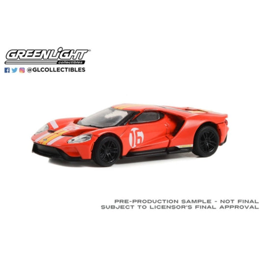 THIS ITEM IS AVAILABLE TO ORDER FROM OUR SUPPLIER - 1:64 GREENLIGHT GL30395 2022 FORD GT - ALAN MANN NO.16 HERITAGE EDITION - 1966 FORD AM GT-1 PROTOTYPE TRIBUTE (HOBBY EXCLUSIVE)