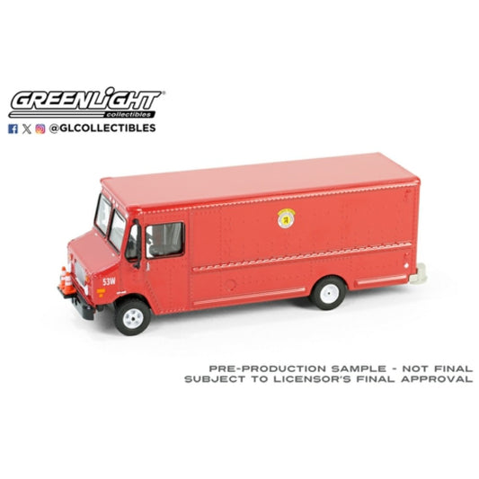 THIS ITEM IS AVAILABLE TO ORDER FROM OUR SUPPLIER - 1:64 GREENLIGHT GL30491 2020 STEP VAN WITH TRAFFIC CONE MOUNTS - VILLAGE OF ARLINGTON HEIGHTS