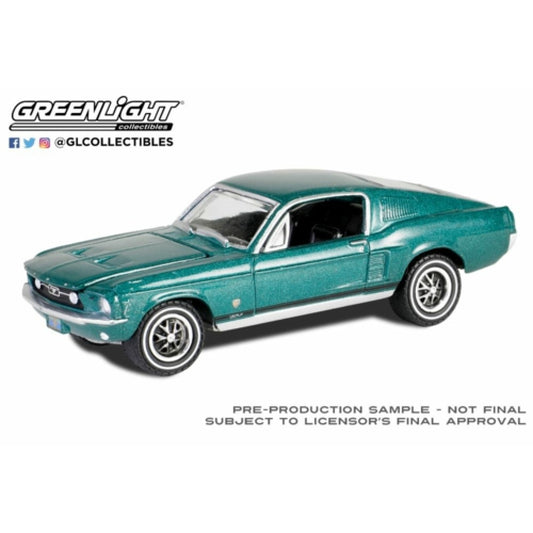THIS ITEM IS AVAILABLE TO ORDER FROM OUR SUPPLIER - 1:64 GREENLIGHT GL30505 1967 FORD MUSTANG GT FASTBACK HIGH COUNTRY SPECIAL - TIMBERLINE GREEN