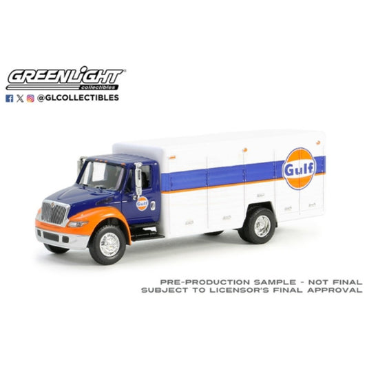 THIS ITEM IS AVAILABLE TO ORDER FROM OUR SUPPLIER - 1:64 GREENLIGHT GL33250-C H.D. TRUCKS SERIES 25 - INTERNATIONAL DURASTAR 440 DELIVERY TRUCH - GULF OIL SOLID PACK