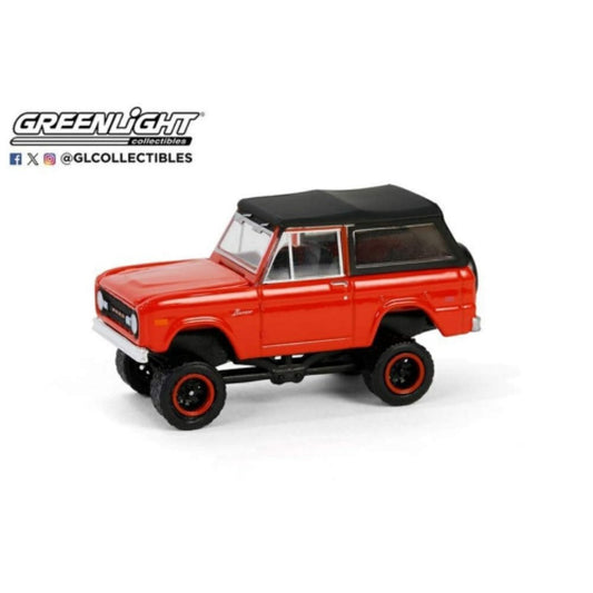 THIS ITEM IS AVAILABLE TO ORDER FROM OUR SUPPLIER - 1:64 GREENLIGHT GL35290-B ALL TERRAIN SERIES 16 - 1969 FORD BRONCO LIFTED WITH SOFT TOP - POPPY RED