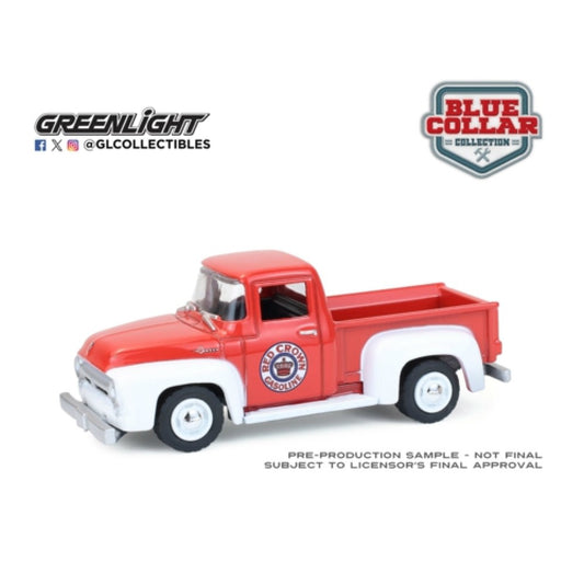 Available To Order – Blue Collar Collection Series 14 - 1954 Ford F-100 - Red Crown 1:64 GreenLight Model (GL35300-A)
