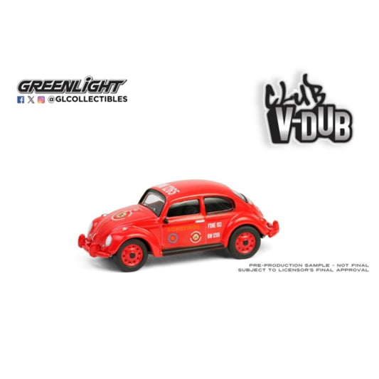 THIS ITEM IS AVAILABLE TO ORDER FROM OUR SUPPLIER - 1:64 GREENLIGHT GL36110-F CLUB VEE-DUB SERIES 20 - VOLKSWAGEN CLASSIC BEETLE - CORPO DE BOMBEIROS DA POLICIA MILITAR SOLI