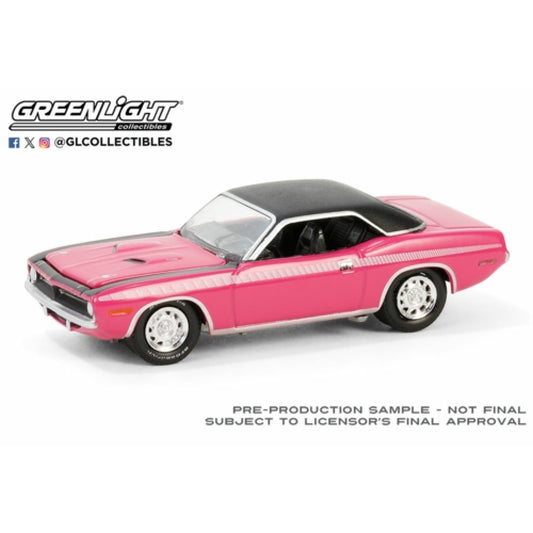 THIS ITEM IS AVAILABLE TO ORDER FROM OUR SUPPLIER - 1:64 GREENLIGHT GL37310-D BARRETT-JACKSON SERIES 14 - 1970 PLYMOUTH CUDA - MOULIN ROUGE - LAS VEGAS 2023