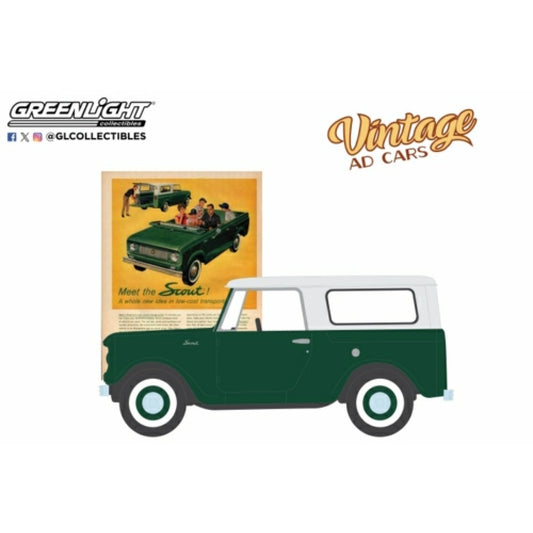 THIS ITEM IS AVAILABLE TO ORDER FROM OUR SUPPLIER - 1:64 GREENLIGHT GL39150-B VINTAGE AD CARS SERIES 11 - 1961 HARVESTER SCOUT MEET THE SCOUT