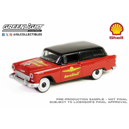 THIS ITEM IS AVAILABLE TO ORDER FROM OUR SUPPLIER - 1:64 GREENLIGHT GL41155-B SHELL OIL SPECIAL EDITION SERIES 2 - 1955 CHEVROLET SEDAN DELIVERY