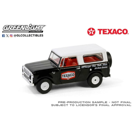 THIS ITEM IS AVAILABLE TO ORDER FROM OUR SUPPLIER - 1:64 GREENLIGHT GL41165-B TEXACO SPECIAL EDITION SERIES 1 - 1963 HARVESTER SCOUT