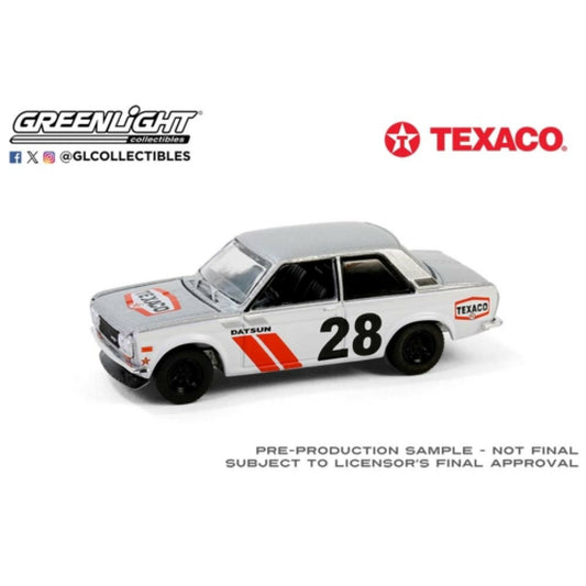 THIS ITEM IS AVAILABLE TO ORDER FROM OUR SUPPLIER - 1:64 GREENLIGHT GL41165-C TEXACO SPECIAL EDITION SERIES 1 - 1970 NISSAN DATSUN 510 WIDEBODY