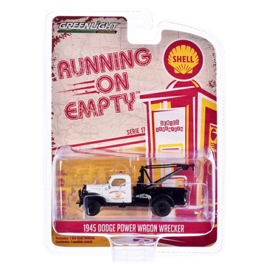 THIS ITEM IS AVAILABLE TO ORDER FROM OUR SUPPLIER - 1:64 GREENLIGHT GL41170-A RUNNING ON EMPTY SERIES 17 - 1945 DODGE POWER WAGON WRECKER - SHELL OIL
