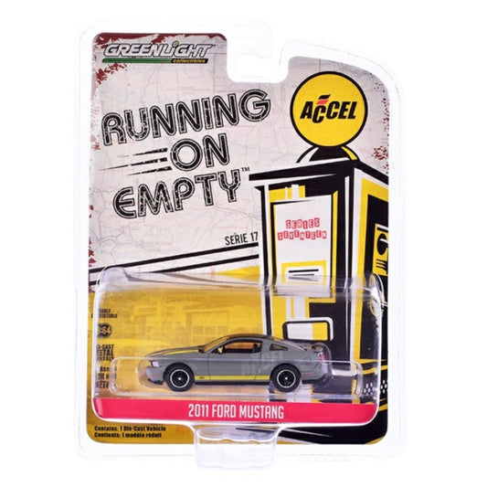 THIS ITEM IS AVAILABLE TO ORDER FROM OUR SUPPLIER - 1:64 GREENLIGHT GL41170-E RUNNING ON EMPTY SERIES 17 - 2011 FORD MUSTANG - HOLLEY/ACCEL IGNITION