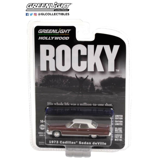 Available to Order – Hollywood Series 35 Rocky (1976) 1973 Cadillac Sedan Deville 1:64 GreenLight Model (GL44950-A)