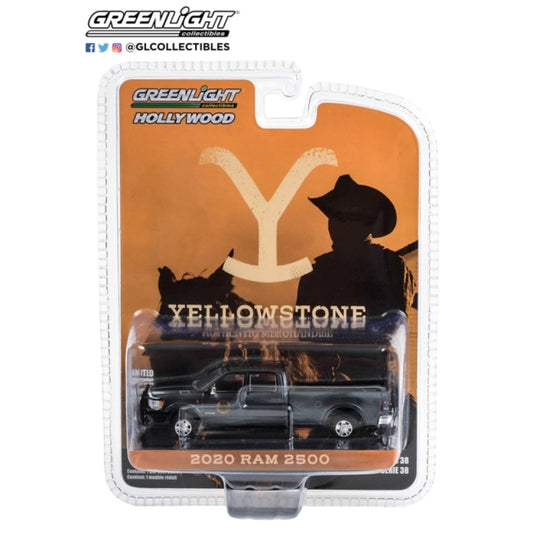 Available to Order – Hollywood Series 39 Yellowstone (2018-current Tv Series) 2020 Ram 2500 Montana Livestock Association 1:64 GreenLight Model (GL44990-F)