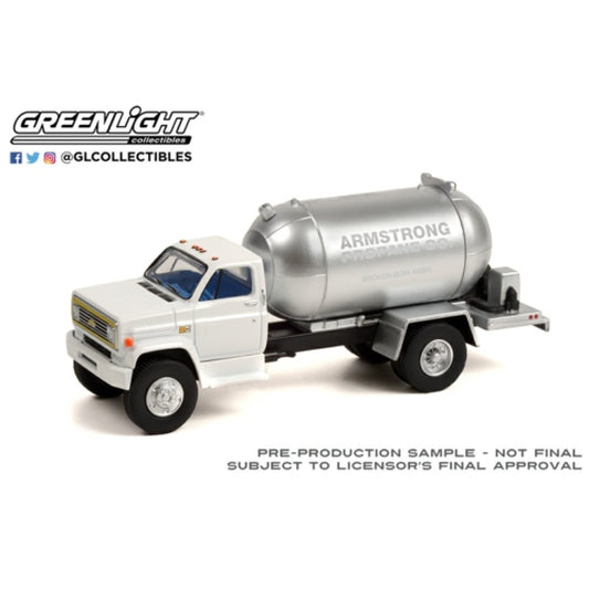 THIS ITEM IS AVAILABLE TO ORDER FROM OUR SUPPLIER - 1:64 GREENLIGHT GL45140-B S.D. TRUCKS SERIES 14 1982 CHEVROLET C-60 PROPANE TRUCK ARMSTRONG PROPANE CO.