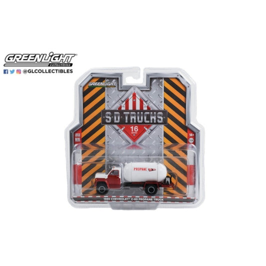 THIS ITEM IS AVAILABLE TO ORDER FROM OUR SUPPLIER - 1:64 GREENLIGHT GL45160-A S.D. TRUCKS SERIES 16 1985 CHEVROLET C-65 PROPANE TRUCK LP GAS