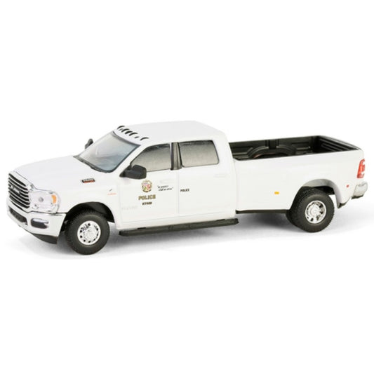 THIS ITEM IS AVAILABLE TO ORDER FROM OUR SUPPLIER - 1:64 GREENLIGHT GL46150-F DUALLY DRIVERS SERIES 15 - 2023 RAM 3500 LARAMIE DUALLY - LOS ANGELES POLICE DEPARTMENT (LAPD)