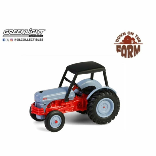 THIS ITEM IS AVAILABLE TO ORDER FROM OUR SUPPLIER - 1:64 GREENLIGHT GL48100-A DOWN ON THE FARM SERIES 10 -1952 FORD 8N - RED AND GREY WITH CANOPY SOLID PACK