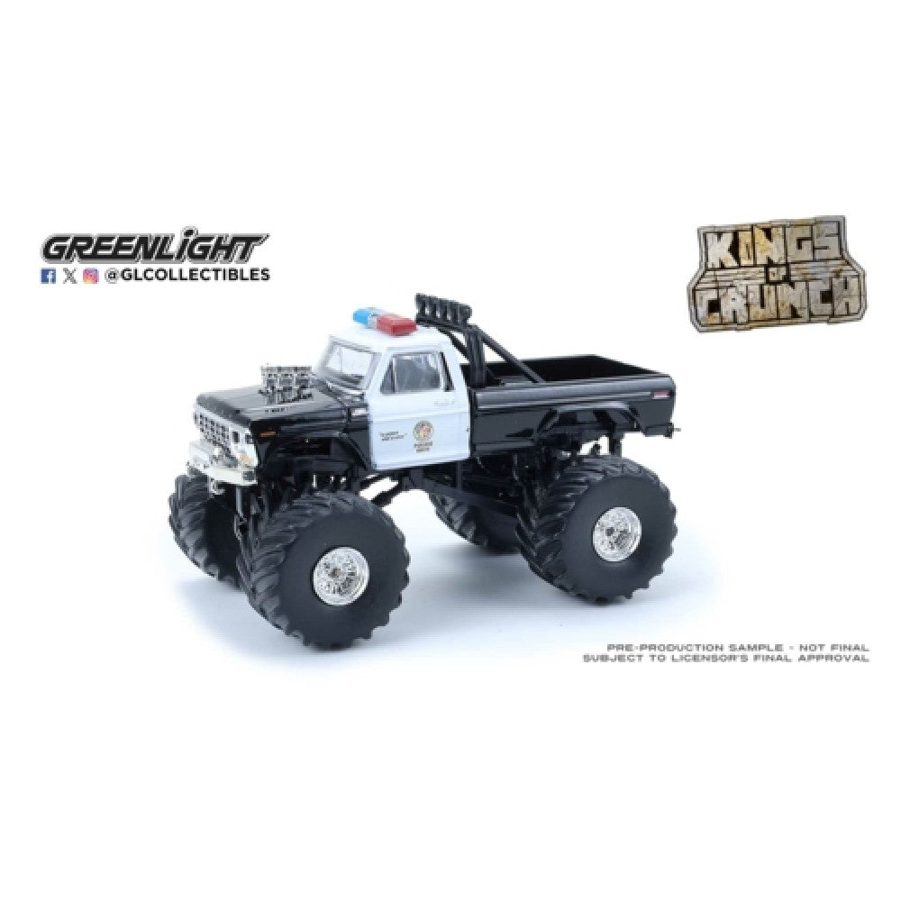 Available to Order – Kings of Crunch Special Edition - Hot Pursuit - 1978 Ford F-250 - Lapd 1:64 GreenLight Model (GL49170-A)