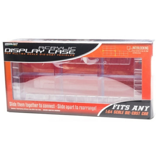 THIS ITEM IS AVAILABLE TO ORDER FROM OUR SUPPLIER - 1:64 GREENLIGHT GL55012 GREENLIGHT 6-CAR CONNECTING ACRYLIC CASE