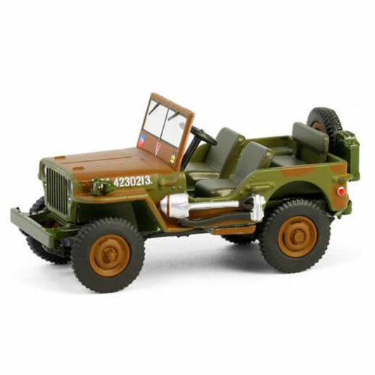 THIS ITEM IS AVAILABLE TO ORDER FROM OUR SUPPLIER - 1:64 GREENLIGHT GL61050-A BATTALION 64 SERIES 5 -1942 WILLYS MB - 1ST CANADIAN TANK BRIGADE, THREE RIVERS REGIMENT, ENGLAND