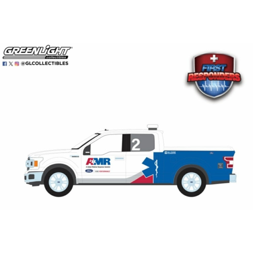 THIS ITEM IS AVAILABLE TO ORDER FROM OUR SUPPLIER - 1:64 GREENLIGHT GL67060-F FIRST RESPONDERS SERIES 2 - 2020 FORD F-150 XLT - AMR SAFETY TEAM