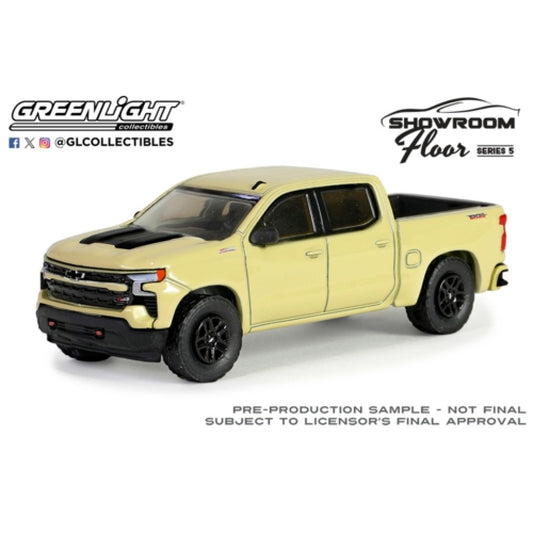 THIS ITEM IS AVAILABLE TO ORDER FROM OUR SUPPLIER - 1:64 GREENLIGHT GL68050-C SHOWROOM FLOOR SERIES 5 - 2023 CHEVROLET SILVERADO LT TRAIL BOSS Z71 - SAND DUNE METALLIC SOLID PACK
