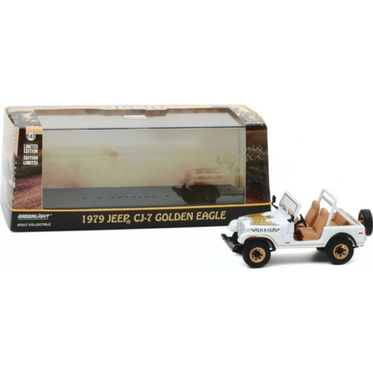 THIS ITEM IS AVAILABLE TO ORDER FROM OUR SUPPLIER - 1:43 GREENLIGHT GL86572 1979 JEEP CJ-7 GOLDEN EAGLE DIXIE