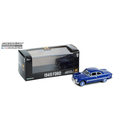 THIS ITEM IS AVAILABLE TO ORDER FROM OUR SUPPLIER - 1:43 GREENLIGHT GL86630 THE CARS THAT MADE AMERICA (2017-TV SERIES) 1949 FORD BAYVIEW BLUE METALLIC