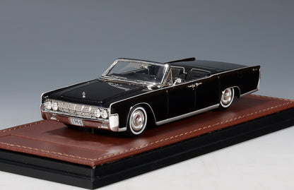 Available to Order – Lincoln Continental Black Convertible Open Roof Black 1964 1:43 (GLM 100905)