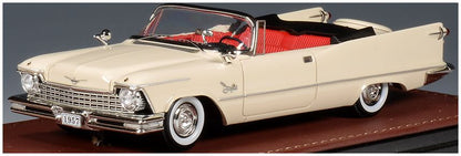 Available to Order – Imperial Crown Convertible Desert Beige Open Roof (Single Headlight) 1957 1:43 (GLM 132201)