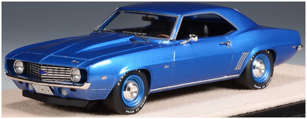 Available To Order – Chevrolet COPO Camaro ZL1 Le Mnas Blue Metallic 1969 1:43 (GLM STM691011)