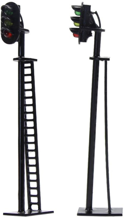 Gauge 3 Aspect Signal Pairs Red/Amber/ Green 1:76 – diecast model