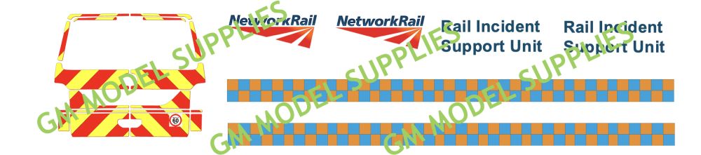 Available To Order – VW T5 Decal Conversion Kit 'Network Rail Livery' 1:76 (GMS D019)