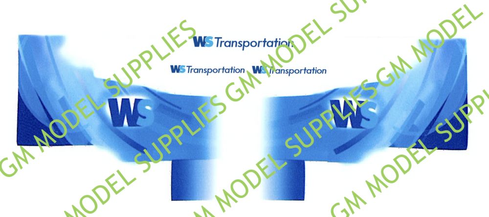 Scania Cab Decal Conversion Kit 'WS Transport Livery' 1:76 – diecast model