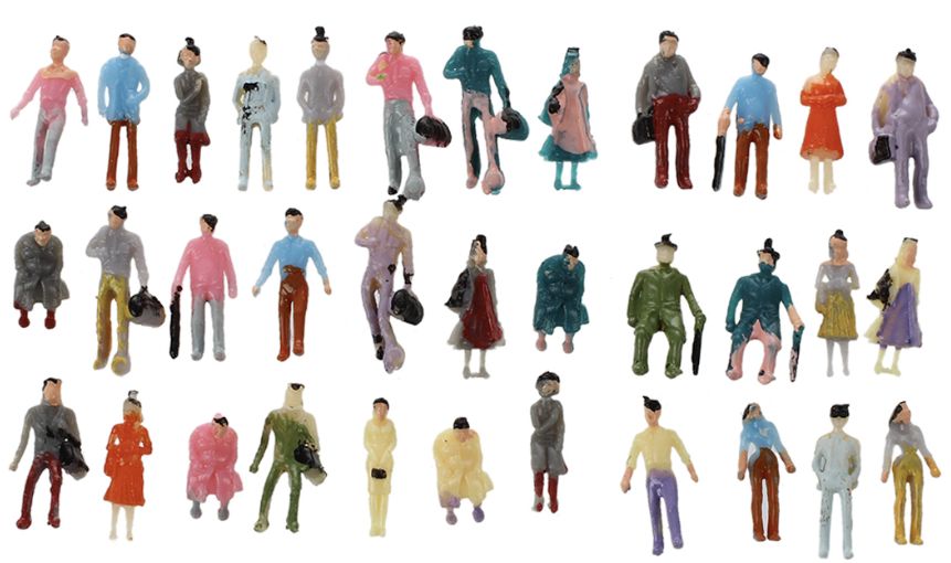 Available To Order – Architecture Mixed Painted Figures 1:100 (GMS F006)