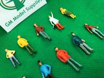 Available To Order – Model Railway Mixed Painted Figures 50pcs 1:76 (GMS F010)