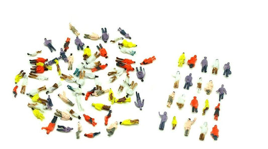 Available To Order – Architecture Mixed Painted Figures -100pcs 1:150 (GMS F027)