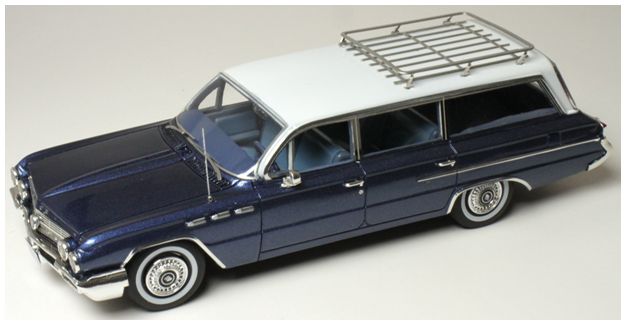Buick Station Wagon Cadet Blue 1962 1:43 Goldvarg Model