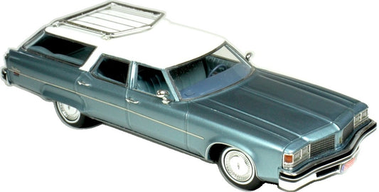Oldsmobile Custom Cruiser Light Blue Poly 1976 1:43 Goldvarg Model
